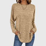 Isabelle elegant top in Khaki, view 6