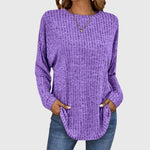 Isabelle elegant top in Purple, view 5