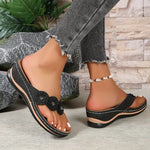Luna toe-loop comfort sandals, view 13
