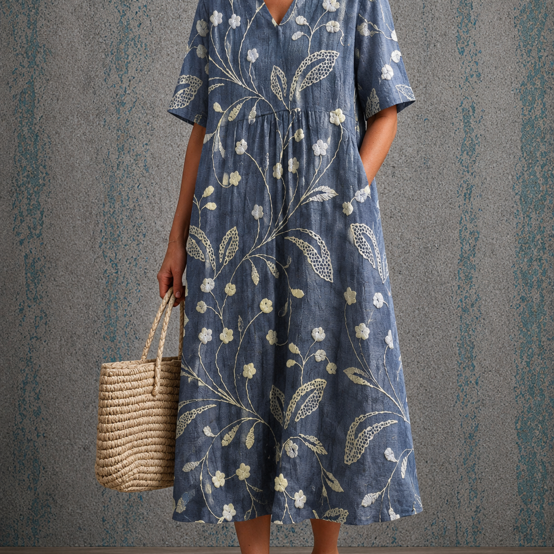 Diane Half Sleeve Dress, front view