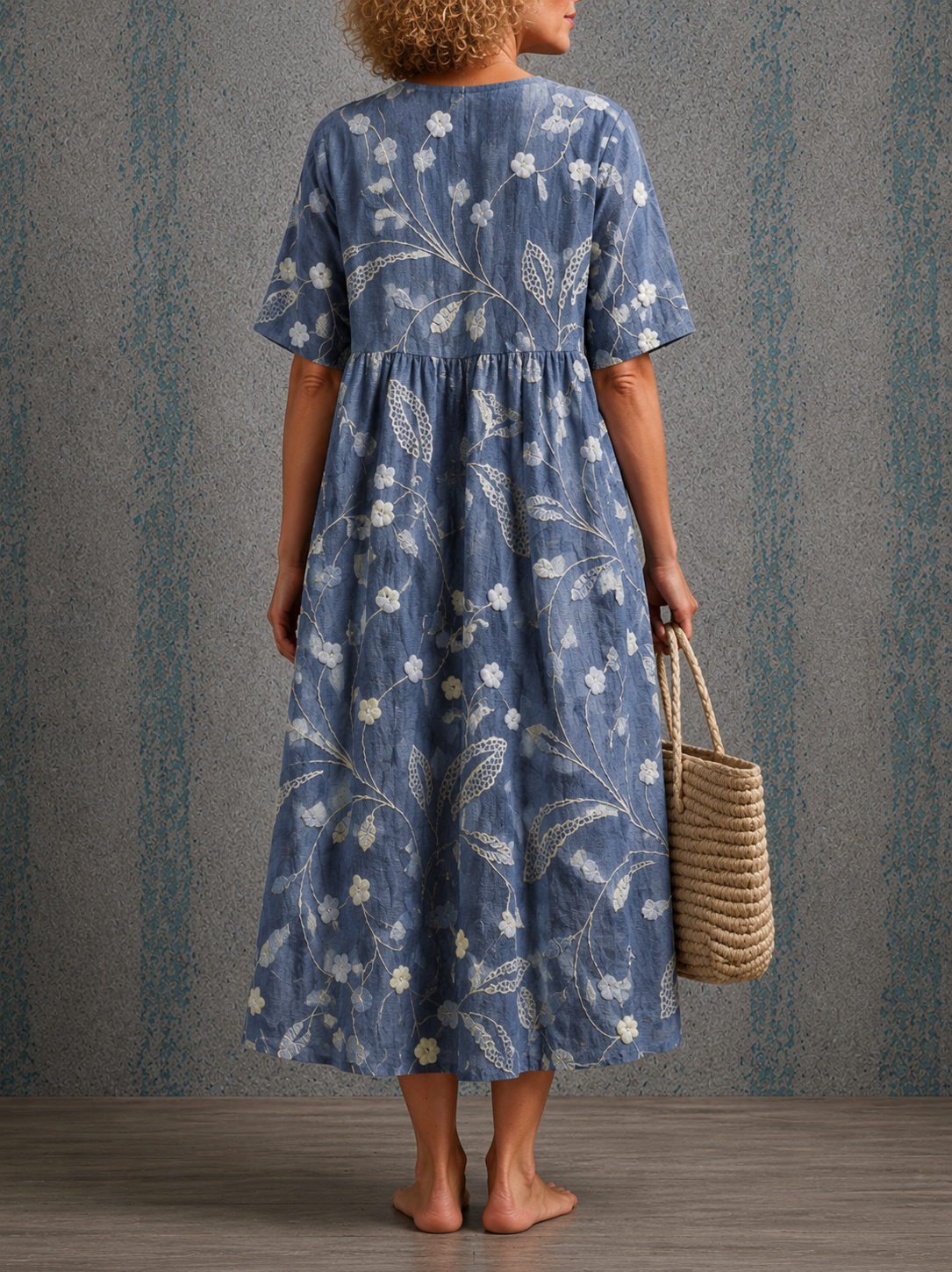 Diane Half Sleeve Dress, view 2