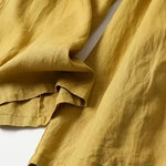 Audrey cropped wide-leg linen blend trousers, view 5