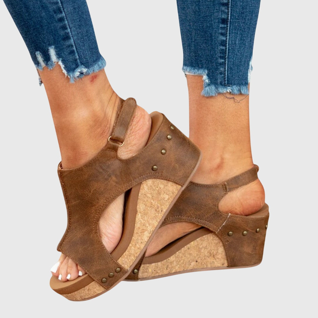 Adela Orthopaedic Wedge Sandals, view 12