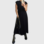 Mariana elegant maxi dress in Black, view 4