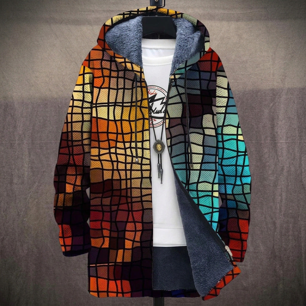 Alexandra - Stained Glass Mosaic Jacket, front view