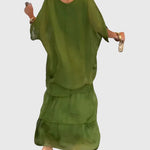 Susan long flowing elegant maxi dress, view 4