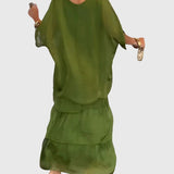 Susan long flowing elegant maxi dress, view 4
