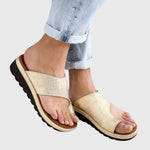 Lizzie orthopaedic summer sandals in Gold, view 8