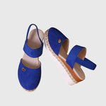 Antonia Orthopaedic Platform Sandals in Blue, view 6