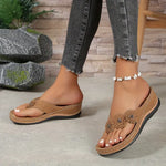 Luna toe-loop comfort sandals, view 14