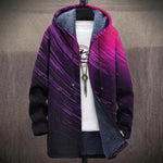 Bernadette - Purple and Fuchsia Light Streaks Jacket, front view