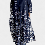 Isalinde V-neck dress in Blue, view 11