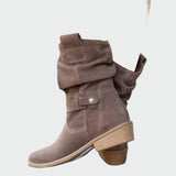 Penelope | Tall Suede Ankle Boots