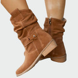 Penelope | Tall Suede Ankle Boots