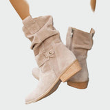 Penelope | Tall Suede Ankle Boots
