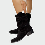 Penelope | Tall Suede Ankle Boots