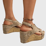 Lydia orthopaedic wedge sandals, view 5