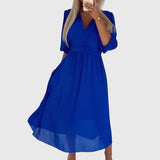 Chloe Silky Chiffon Dress, view 4