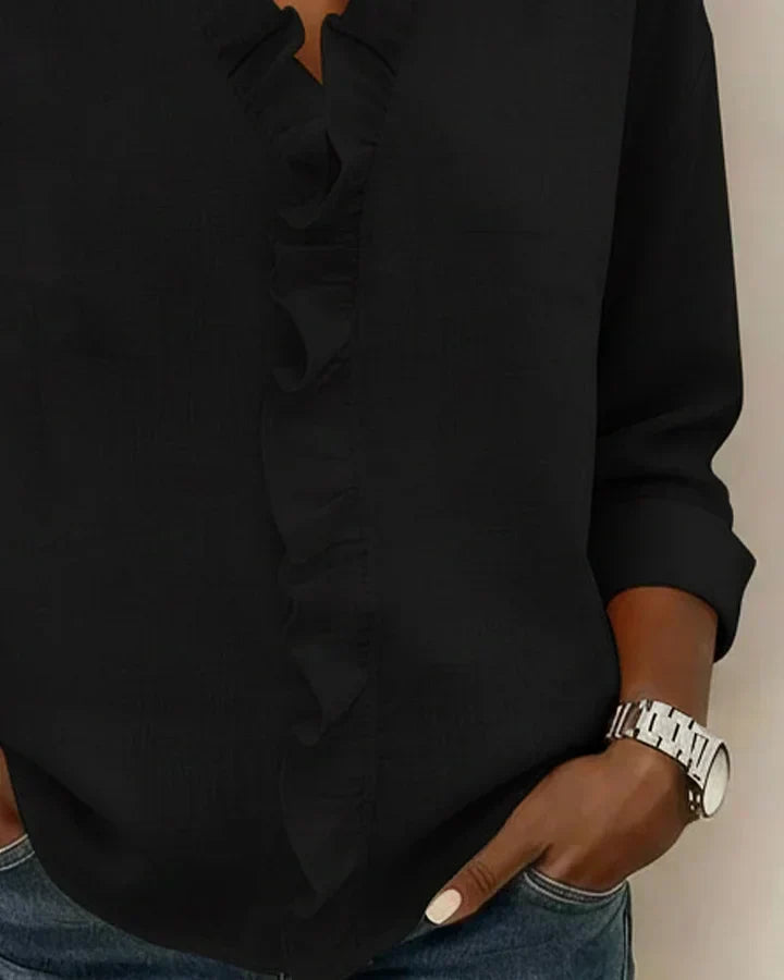 Sadie ruffled blouse, view 7