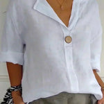 Zamma relaxed top in White, view 3