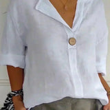 Zamma relaxed top in White, view 3