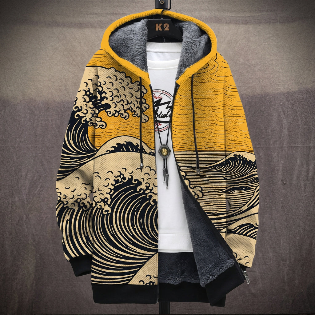 Lorna - Great Wave Jacket, Yellow variant