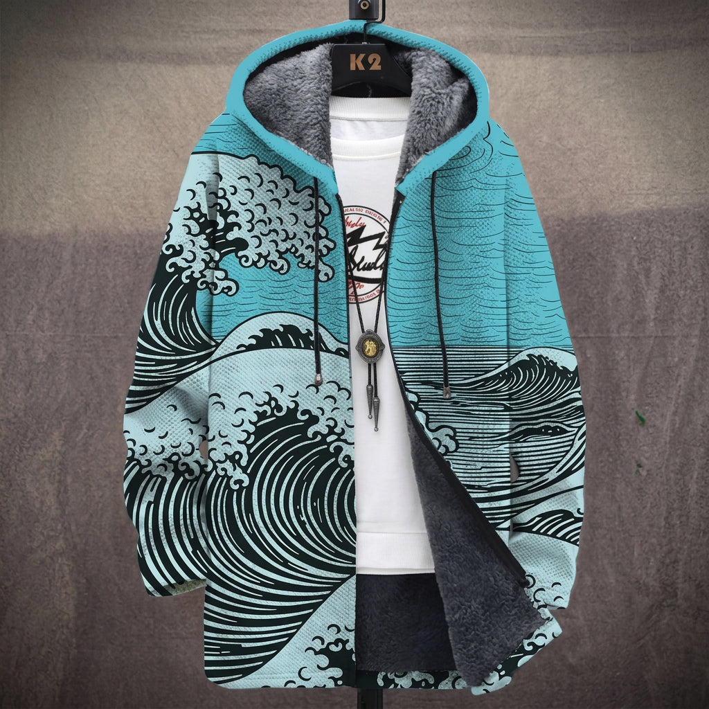 Lorna - Great Wave Jacket, Blue variant