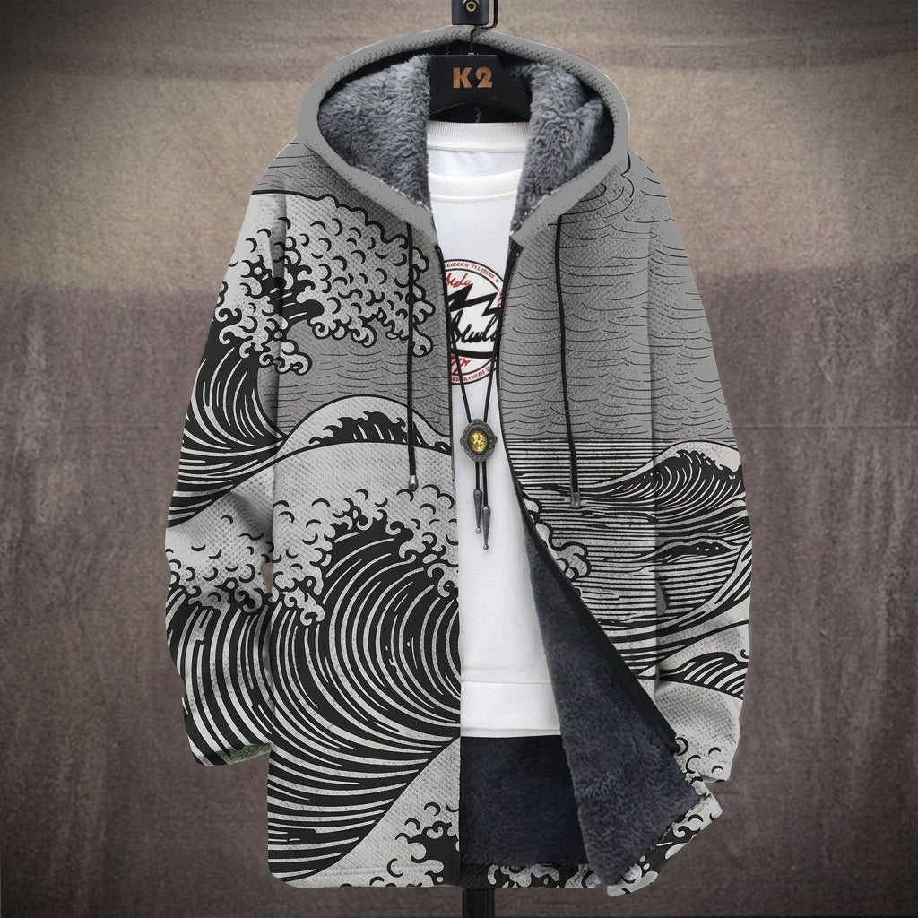 Lorna - Great Wave Jacket, Grey variant