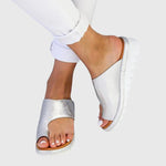 Lizzie orthopaedic summer sandals in Silver, view 2