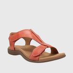 Liana orthopaedic sandals in Orange, view 3