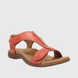 Liana orthopaedic sandals in Orange, view 3