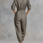 Megan Linen Cotton Jumpsuit, view 3