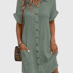 Gianelleza shirt midi dress, view 12