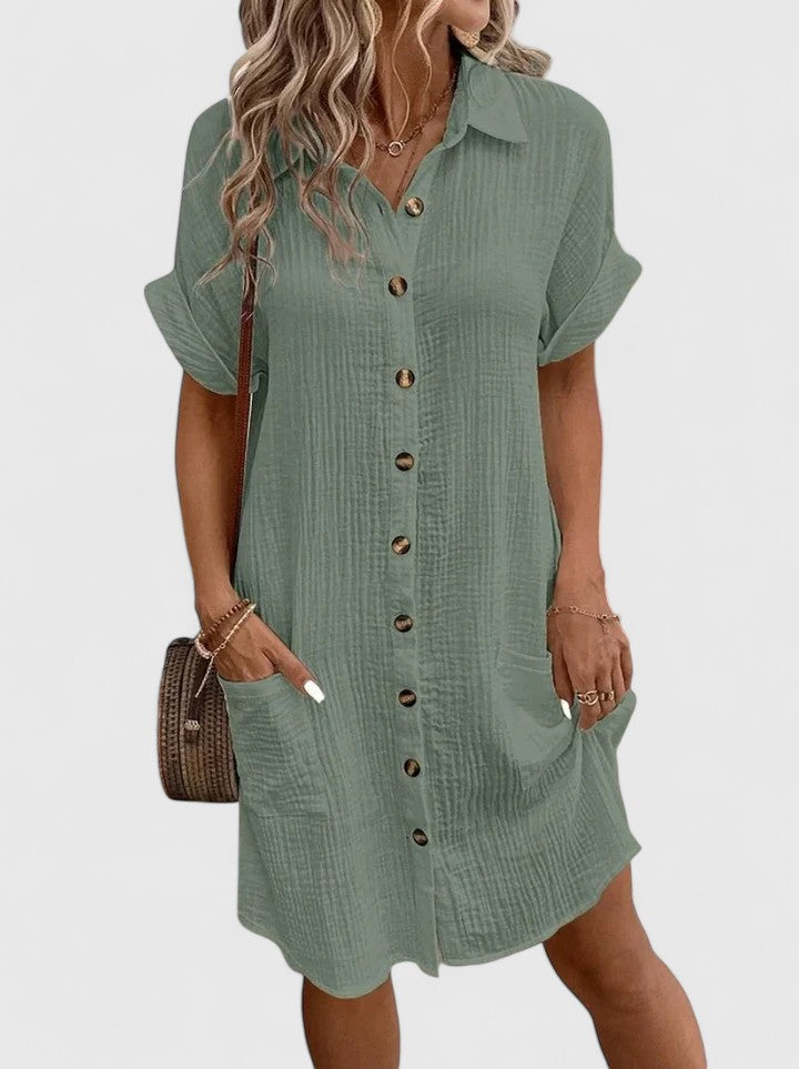 Gianelleza shirt midi dress, view 12