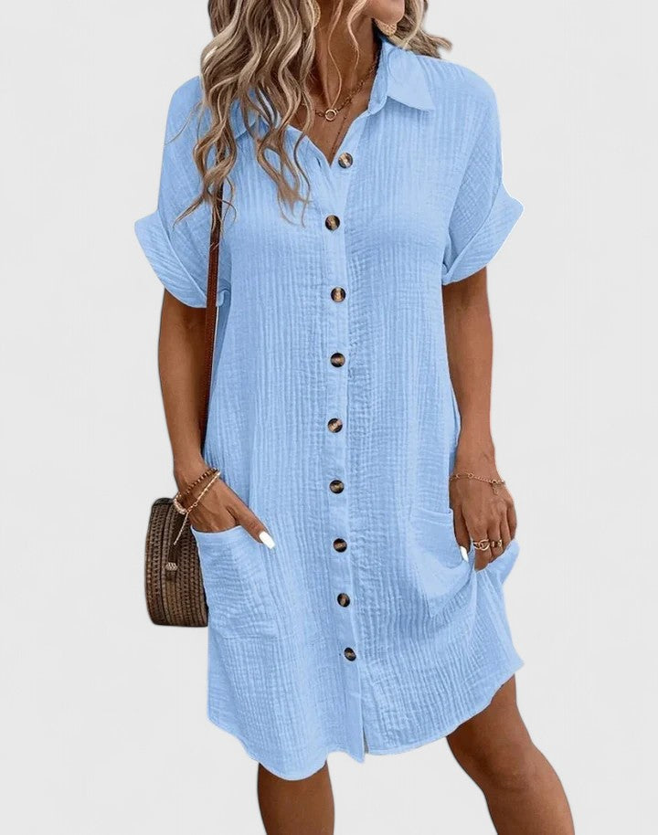 Gianelleza shirt midi dress, view 16