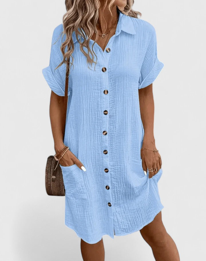 Gianelleza shirt midi dress, view 2