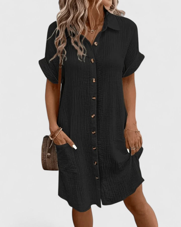 Gianelleza shirt midi dress, view 17