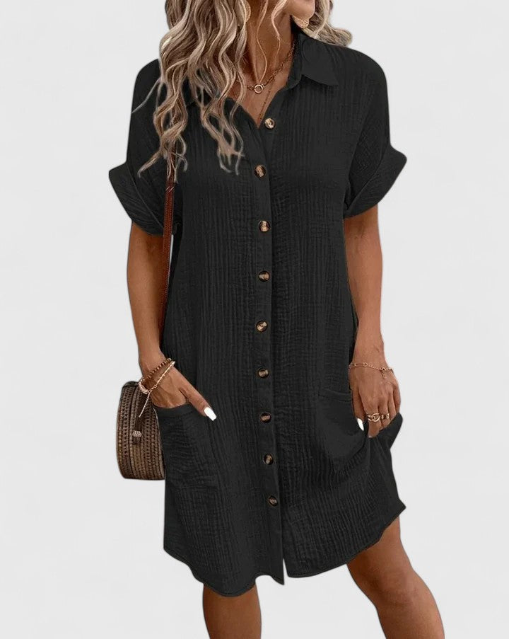 Gianelleza shirt midi dress, view 3