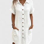 Gianelleza shirt midi dress, view 4