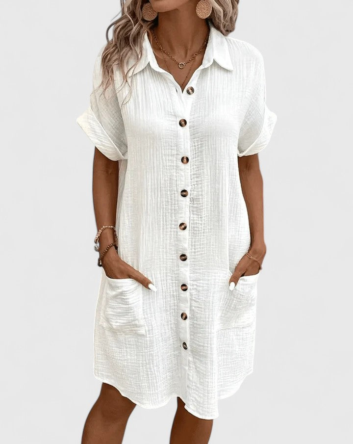 Gianelleza shirt midi dress, view 4