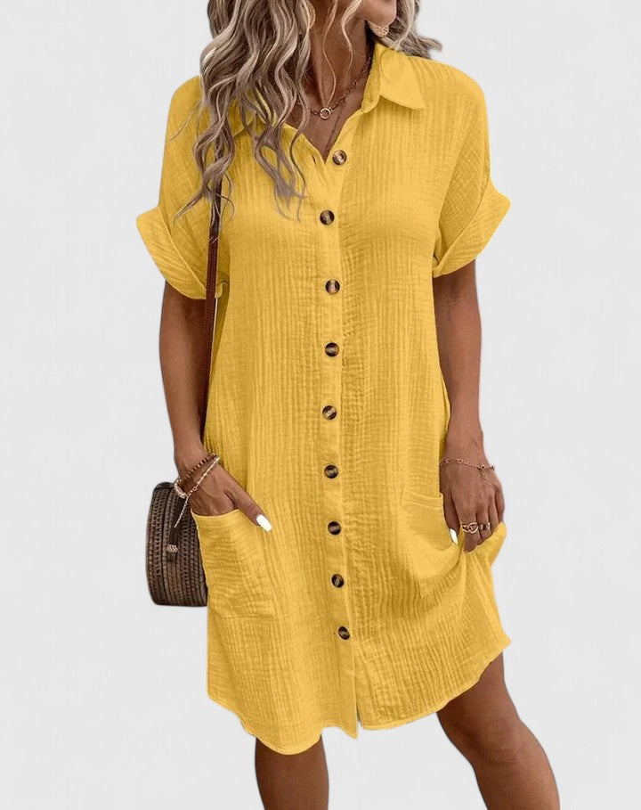 Gianelleza shirt midi dress, view 5