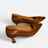 Amber | Leather Heels