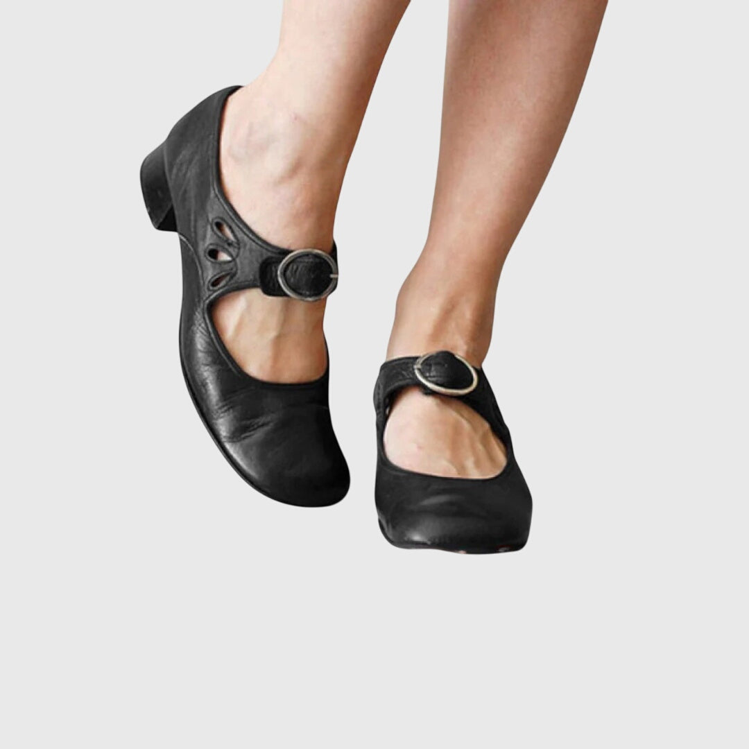 Marilyn orthopaedic Mary Jane shoes in Black, view 7