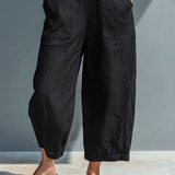 Sleeveless Linen Blend Jumpsuit, view 4