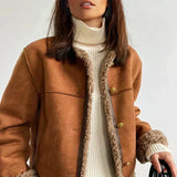 Rosalind | Buttoned Sheepskin Jacket