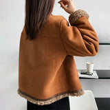 Rosalind | Buttoned Sheepskin Jacket
