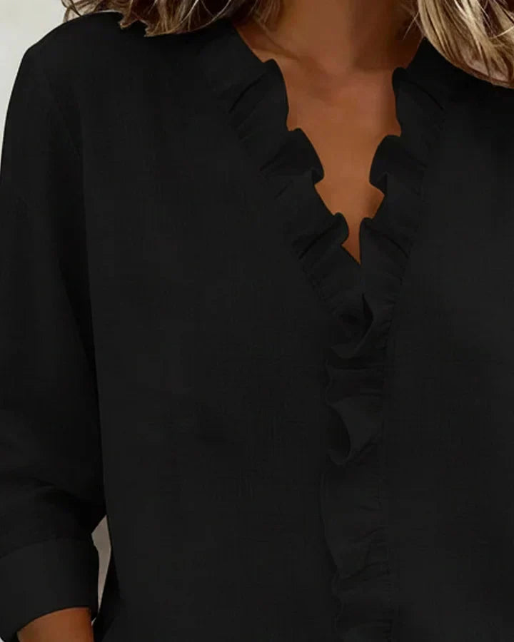 Sadie ruffled blouse, view 6