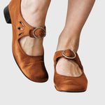 Marilyn orthopaedic Mary Jane shoes in Brown, view 5
