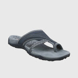 Jade Ergonomic Toe Post Sandals in Grey, view 6