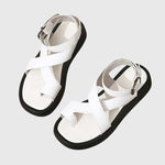 Tess orthopaedic gladiator sandals in White, view 4